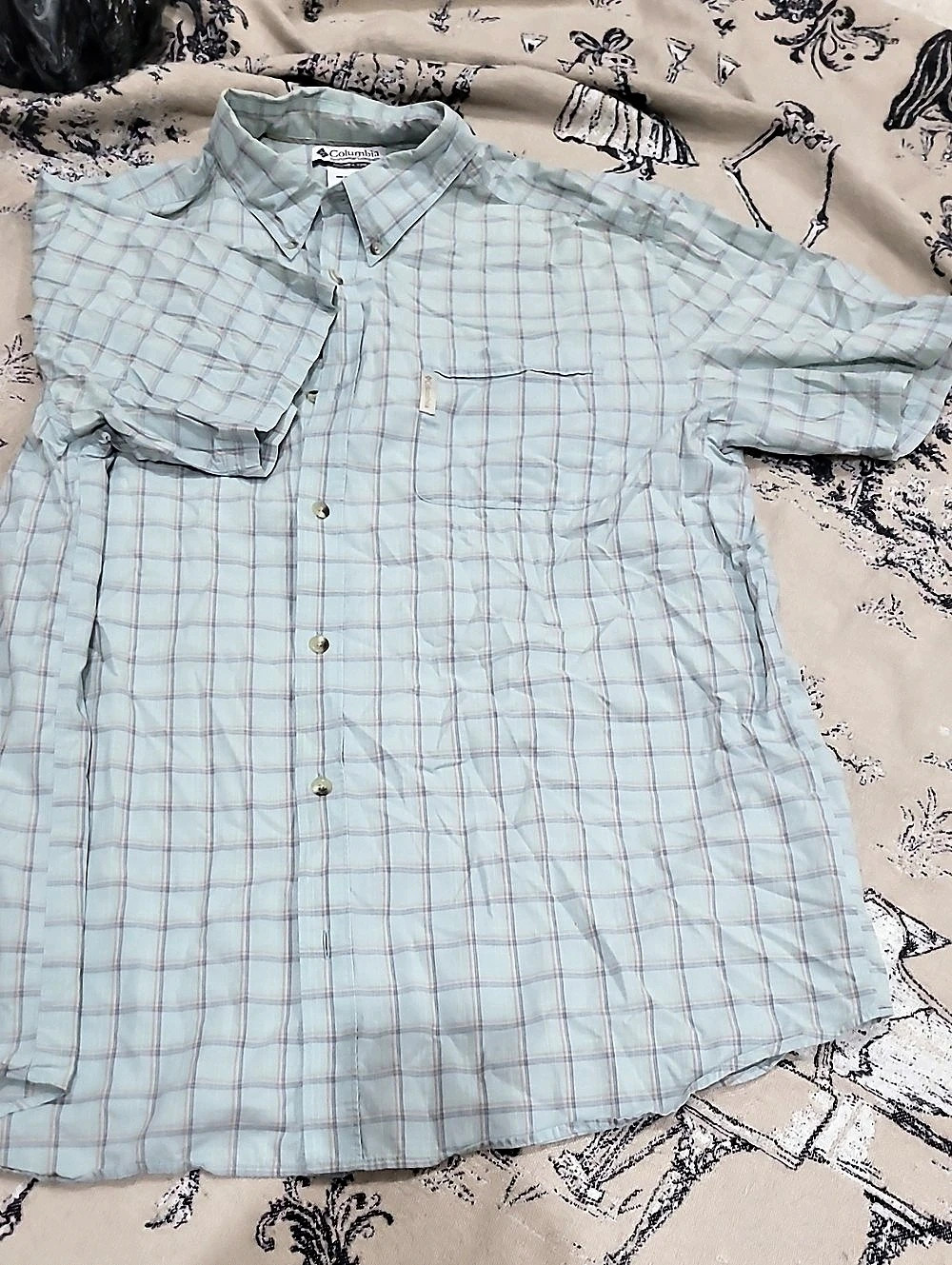 Columbia Men's Plaid Button Down Shirt